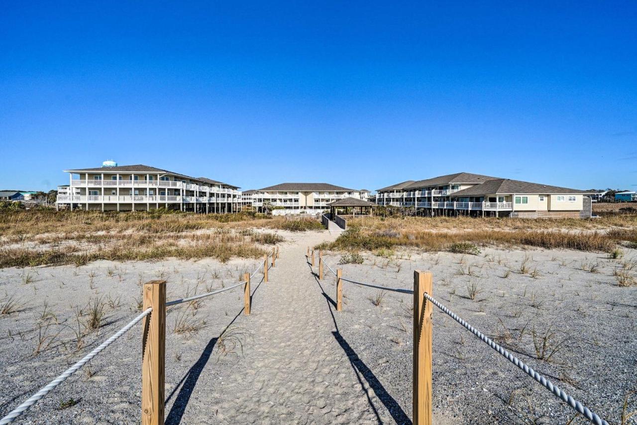 Oak Island Beachfront Condo With Community Pool Eksteriør bilde