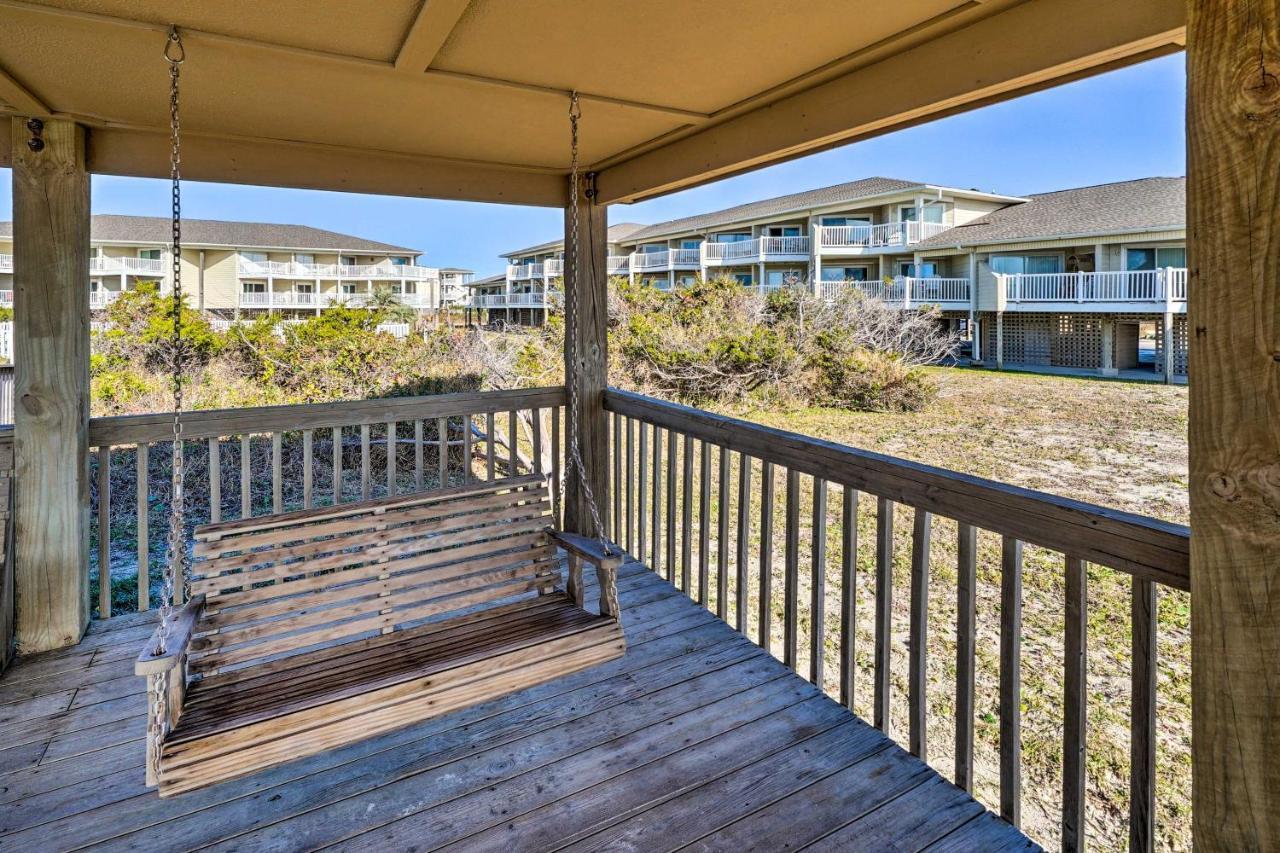 Oak Island Beachfront Condo With Community Pool Eksteriør bilde