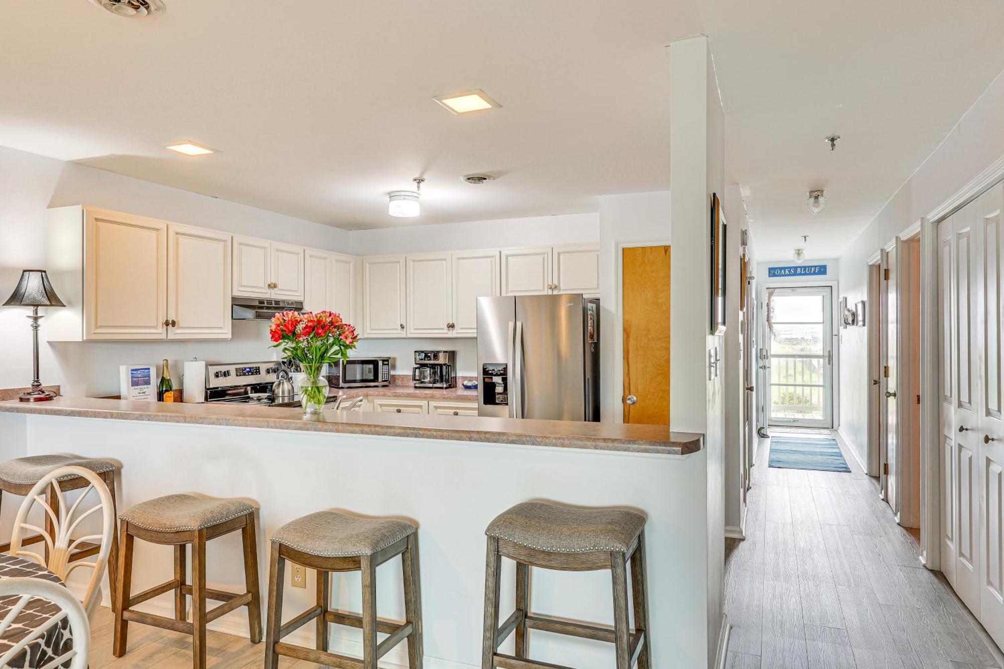 Oak Island Beachfront Condo With Community Pool Eksteriør bilde